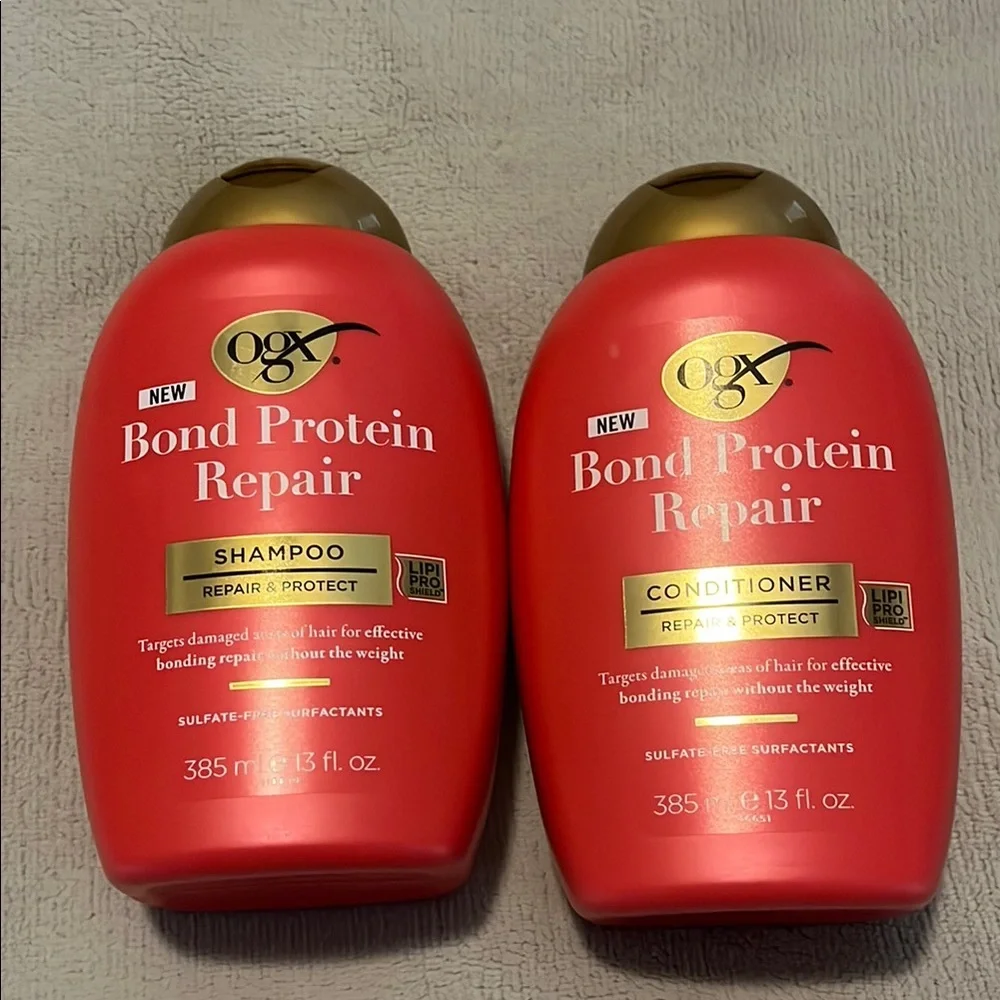 OGX Bond Protein Repair Shampoo and Conditioner Set